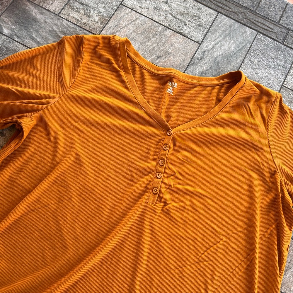 A.N.A Henley Long Sleeve - Picture 2 of 6